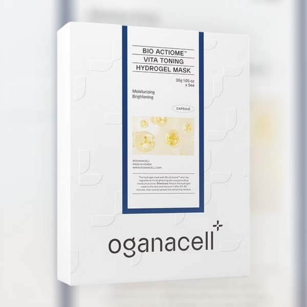 韓國 🇰🇷Ogana Cell 超光子美白膠原面膜5pcs #水光嘭潤 #院線級閃白#1片面膜30g👉🏻1瓶美白VC精華