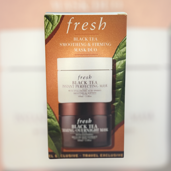 Fresh - 紅茶緊緻潤養日夜面膜套裝 黑白罐(晚間緊緻面膜 + 瞬間修護面膜100ml*2)