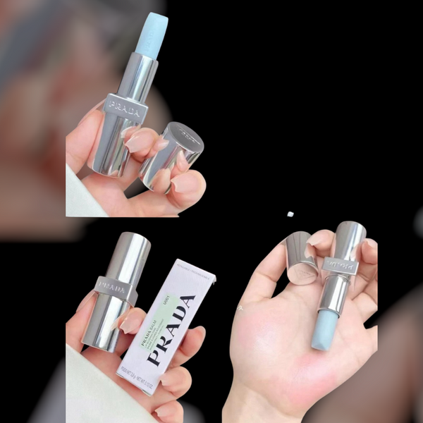 Prada 粉💠藍色變色潤唇膏 3.8g Lip Blushing Care #U001 #U000 Astral Pink 超美冰藍色 變色+潤唇