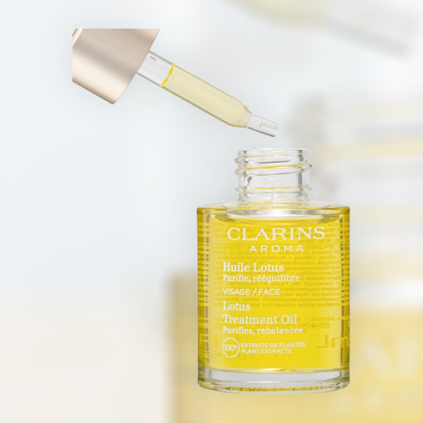 Clarins 植物金萃香薰護理系列 蓮花護理油 – 混合性至油性肌膚 30ml Aromaphytocare Lotus Oil
