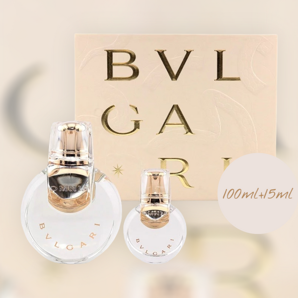 Bvlgari 寶格麗 💎白水晶香水套裝 Omnia Crystalline Edt Duo Set 100ml + 15ml #晶瑩純香女士淡香水