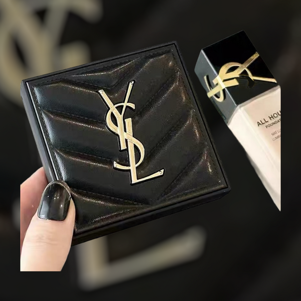 Ysl皮革新版🆕 恒久輕透定妝粉餅 #00 透明磨皮定妝 All Hours hyper finish powder