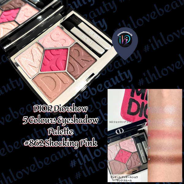 DIOR BEAUTY 5 Couleurs Couture Eye Shadow Palette Miss Dior Graffiti Limited Edition #862 Shocking Pink