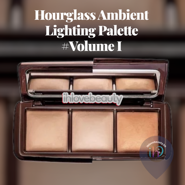 Hourglass Ambient Lighting Palette #Volume I #三色修容盤 柔光亮顏粉餅3.3g x3粉質超細膩!上面零粉感😳不顯毛孔