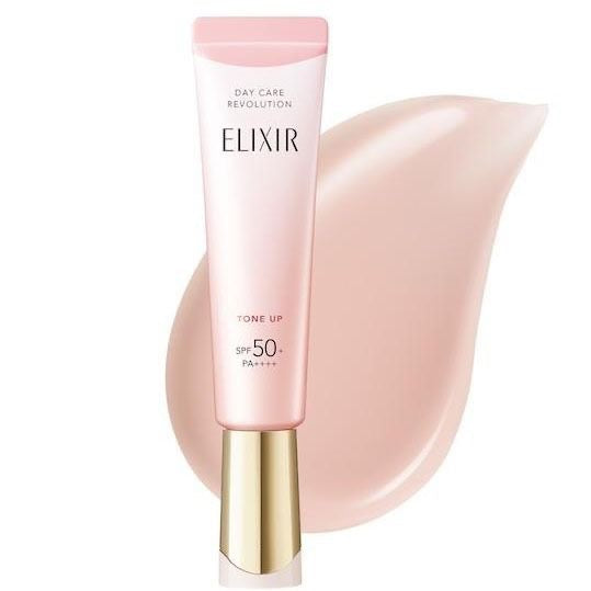 日本 Elixir Day Care Revolution Tone Up 調色提亮防曬妝前乳 SPF50+PA++++