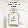 Chanel N°5 L'eau Eau De Toilette Spray 50ml 清新晨露淡香水 #五號之水