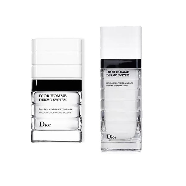 Dior 桀骜男士水乳 Dermo System 系列 Dior Homme Dermo System Invigorating Moisturizing Emulsion + Lotion Set