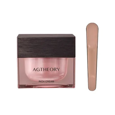 日本 曉姿 axxzia 冰川玫瑰保濕面霜 抗糖抗氧小粉鑽淡紋緊致 30g Agtheory Rich Cream