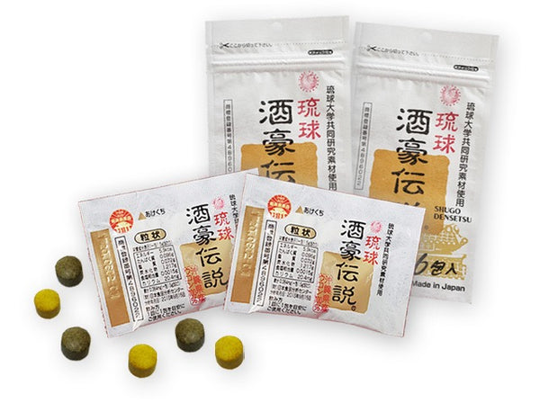 日本琉球 酒豪傳說 解酒護肝沖劑 6pcs