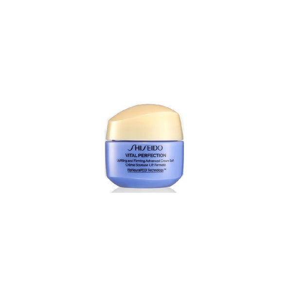 Shiseido Vital Perfection Uplifting and Firming Advanced Cream Soft 15ml (Sample Size) 全新極上紅花緊緻雪紡霜