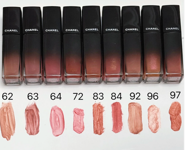 Chanel Rouge Allure Laque 極致鏡面水光唇釉 超持久水光唇釉 #63 #82 #83 #84