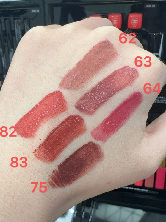 Chanel Rouge Allure Laque 極致鏡面水光唇釉 超持久水光唇釉 #63 #82 #83 #84