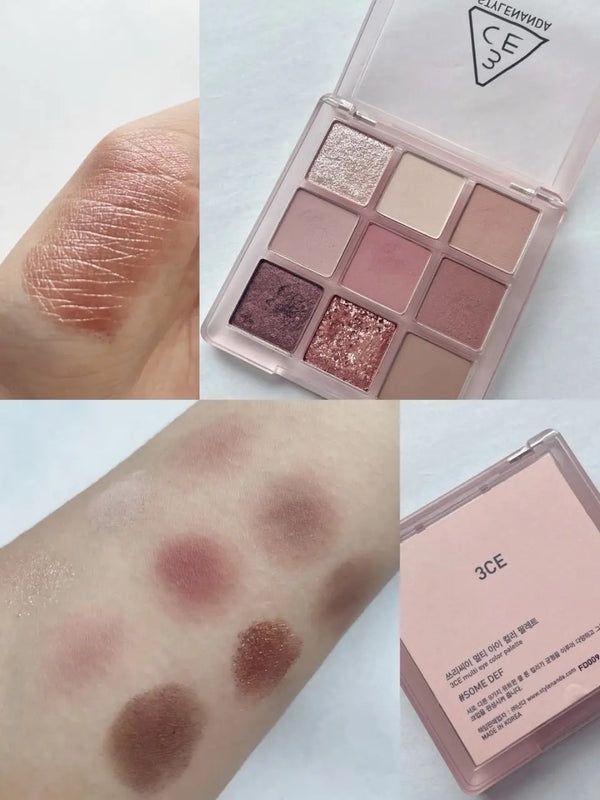 3CE Multi Eye Color Palette 8.2g #Some Def 💜9色芋泥眼影盤