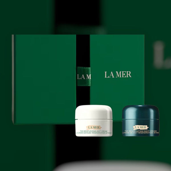 La mer 全新精華修復面霜雙重奏 精華柔潤乳霜 60ml+ 奇蹟晚霜 60ml#年輕賦活 #日夜無間 DAY AND NIGHT MOISTURE DUET #The Moisturizing Soft Cream #雲絨霜 #精華修復晚霜