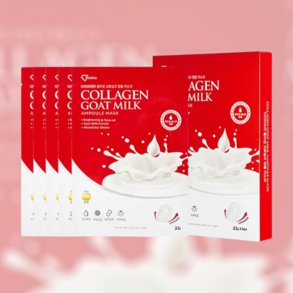 Diapia 膠原蛋白山羊奶精華面膜 5 pcs Made in Korea