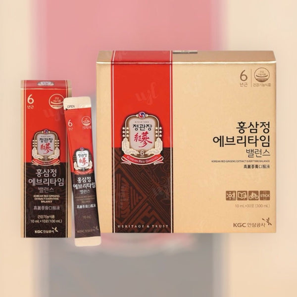Jung Kwan Jang 韓國 正官庄 Extract Everytime Balance 高麗蔘濃縮液膏口服液禮盒裝21% 10ml x 30包