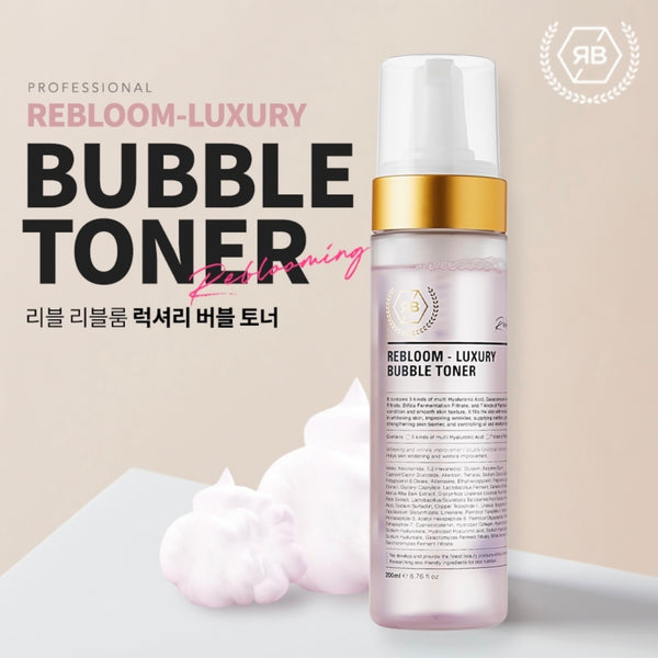 Korean Medical Aesthetic Brand RE:BL Rebloom-Luxury Bubble Toner