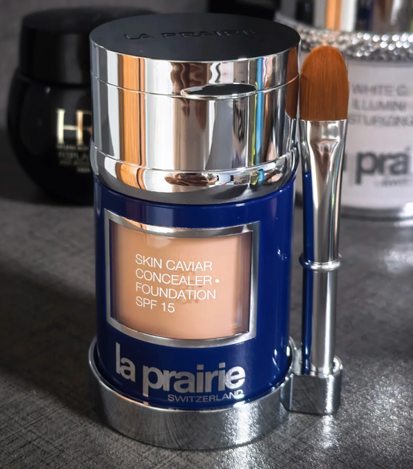 La Prairie (LP) 萊伯妮魚子精華粉底液 (30ml) Skin Caviar Concealer Foundation SPF 15 頂部蓋子內附同色遮瑕膏