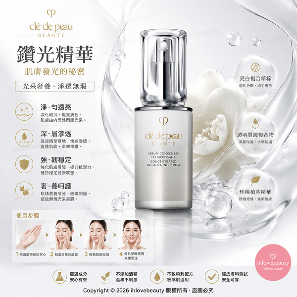 肌膚之鑰CPB 光透白密集煥采精華液 Concentrated Brightening Serum 40ml