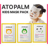 ATOPALM愛多康 兒童保濕舒緩面膜5pcs 貓咪/青蛙/熊貓 🐼🐱🐸 Korean #Froggy mask pack #Wild kitty mask pack #Pandaring mask pack 🉐 優惠組合 貓咪/青蛙/熊貓 🐼🐱🐸各一 $165💰💰