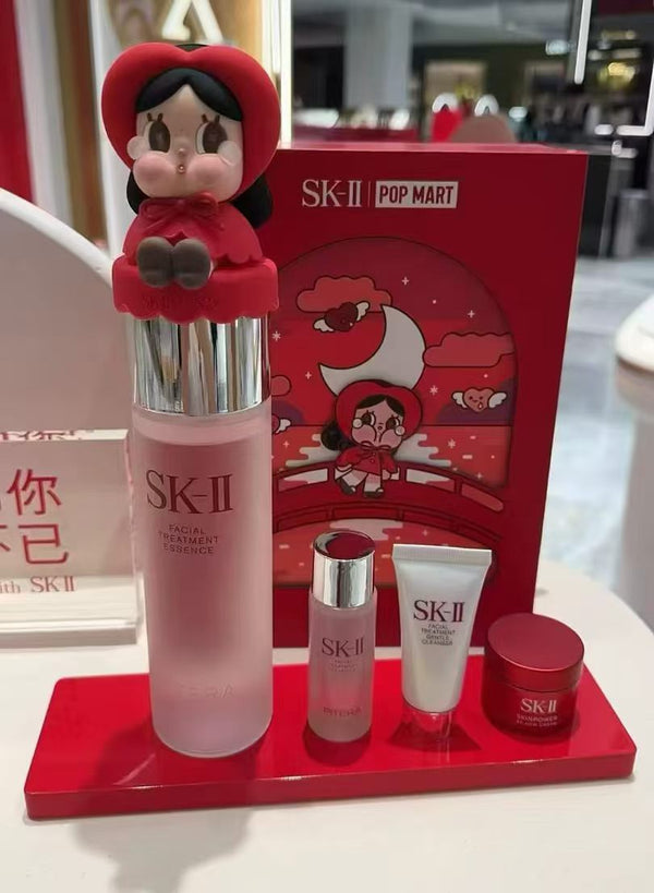 SK II 限定套盒（神仙水230ml+30ml+潔面20ml+面霜15g）泡泡瑪特款