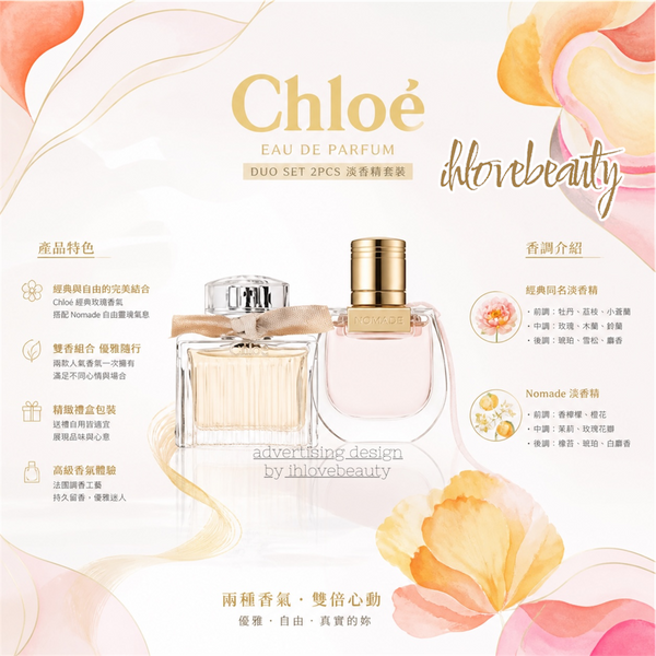 Chloé Eau de Parfum Duo Set 2pcs 淡香精套裝