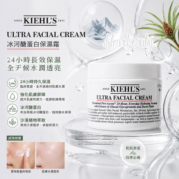 Kiehl's Ultra Facial Cream (50ml/125ml) 🙌🏻 Definitely a repurchase!