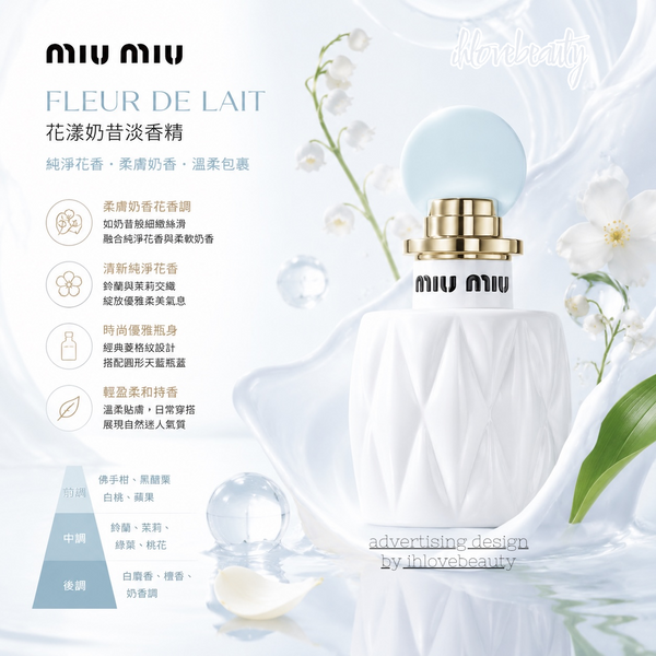 Miu Miu 甜心歐蕾香水 Fleur de Lait Eau de Parfum