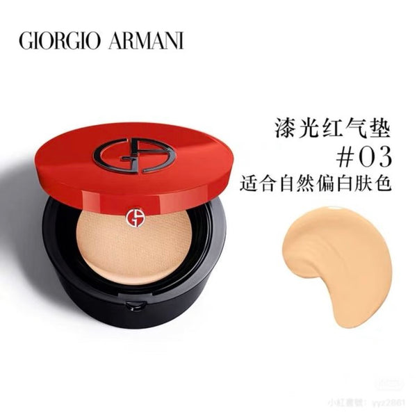 GIORGIO ARMANI My Armani To Go 絲光輕透氣墊精華粉底 亞曼尼紅氣墊