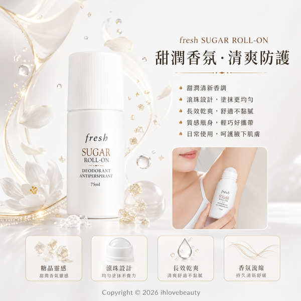 Fresh Sugar Roll-On Deodorant Antiperspirant 30ml <sample size> / 75ml
