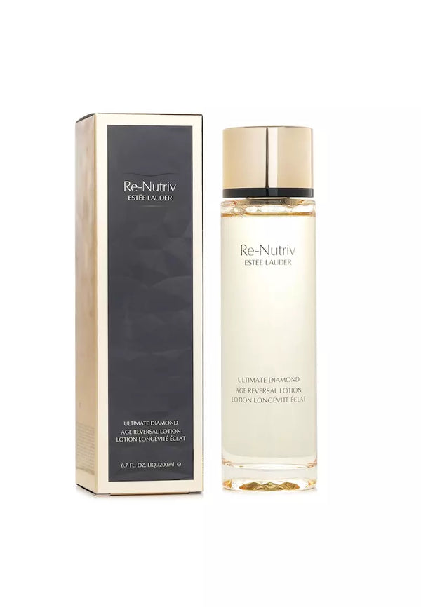 雅詩蘭黛（Estée Lauder）Re-Nutriv 白金級黑鑽逆齡精華露Ultimate Diamond Age Reversal Lotion 黑鑽逆齡水 200ml