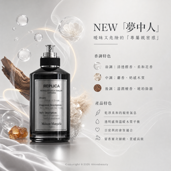 Maison Margiela 梅森·馬吉拉 REPLICA FANTASIES 復刻幻象系列 夢中人淡香精 Ideal One Eau de Parfum 100ml