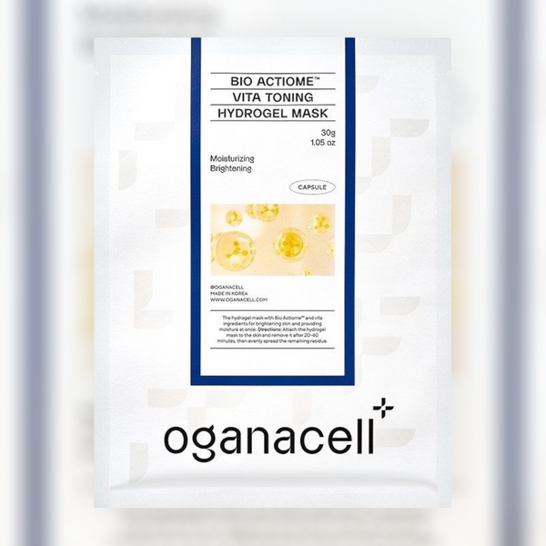 韓國 🇰🇷Ogana Cell 超光子美白膠原面膜5pcs #水光嘭潤 #院線級閃白#1片面膜30g👉🏻1瓶美白VC精華