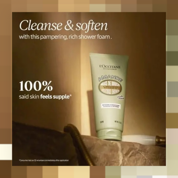 L'Occitane 歐舒丹甜扁桃綿綿沐浴露Almond Whipped Shower Cream 200ml