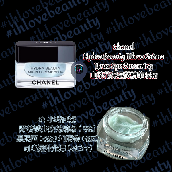 Chanel Hydra Beauty Micro Crème Yeux Eye Cream 15g 山茶花保濕微精華眼霜