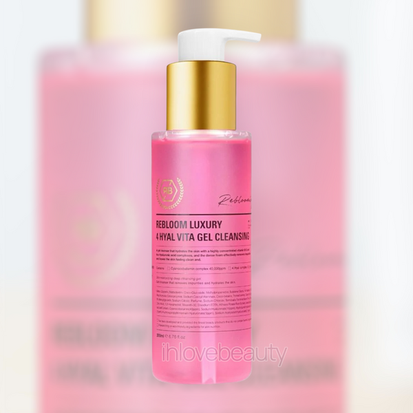 韓國醫美品牌 RE:BL Rebloom Luxury 4 Hyal Vita Gel Cleansing 玻尿酸維他潔面