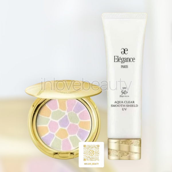 Elégance E Powder Cake Setting Powder 35th Anniversary Limited Edition Product Set La Poudre Haute Nuance Special Kit