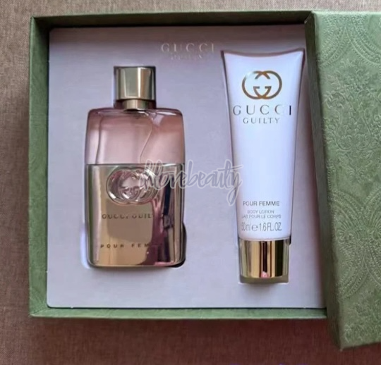 Gucci Guilty Pour Femme For Women 罪愛女士淡香水身體乳禮盒套裝 Gift Box Set #淡香水50ml+身體乳50ml
