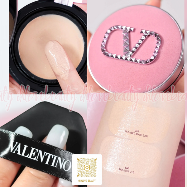 Limited Edition Valentino GO-CUSHION GLOW Tone-Up Cushion Foundation Velvet