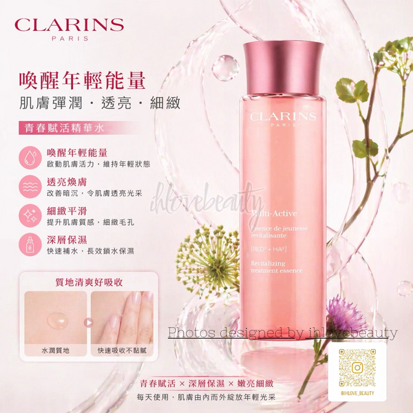 Clarins Revital Treatment Essence 多效煥活修護精華水 200ml