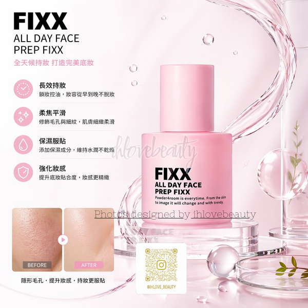 So Natural FIXX All Day Face Prep Fixx 30ml #Korea #PerfectSettingPrimer